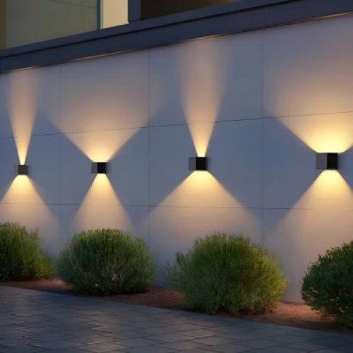 2 Adet Modern Solar Çift Taraflı Aplik Güneş Enerjili Aydınlatma Dekorasyon Duvar Lamba 2 Adet Modern Solar Çift Taraflı Aplik Güneş Enerjili Aydınlatma Dekorasyon Duvar Lamba