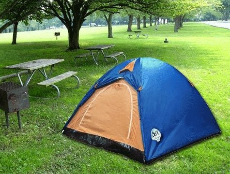 CLZ174 2 Kişilik Kolay Kurulumlu Katlanır Kamp Çadırı -Taşıma Çantalı