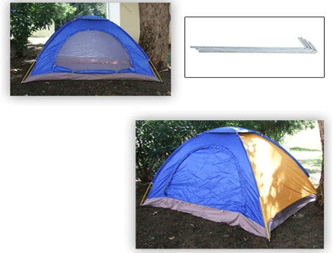 CLZ174 2 Kişilik Kolay Kurulumlu Katlanır Kamp Çadırı -Taşıma Çantalı