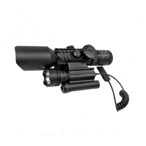 3-10x42 Zoomlu Av Dürbünü Lazer Zenon Fenerli M9