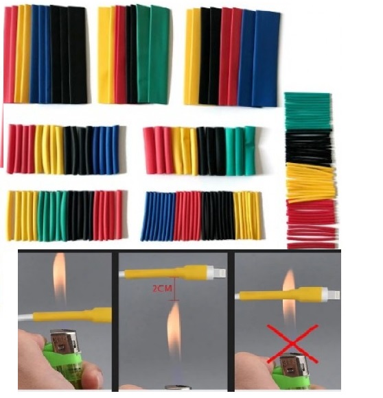 560 Parça Makaron Seti Kapaklı Kutulu Kablo Birleştirme Koruyucu Sıcaklıkla Daralan Makaron Set 560 Parça Makaron Seti Kapaklı Kutulu Kablo Birleştirme Koruyucu Sıcaklıkla Daralan Makaron Set
