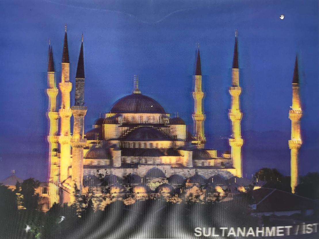 5D Elmas Boyama Sultanahmet Camii Resmi Tablosu 30x40 cm (CLZ)