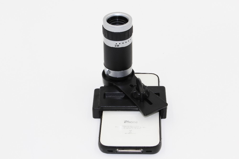 8x18 Zoom Teleskop Telefon Kamera Lensi Mini El Dürbünü