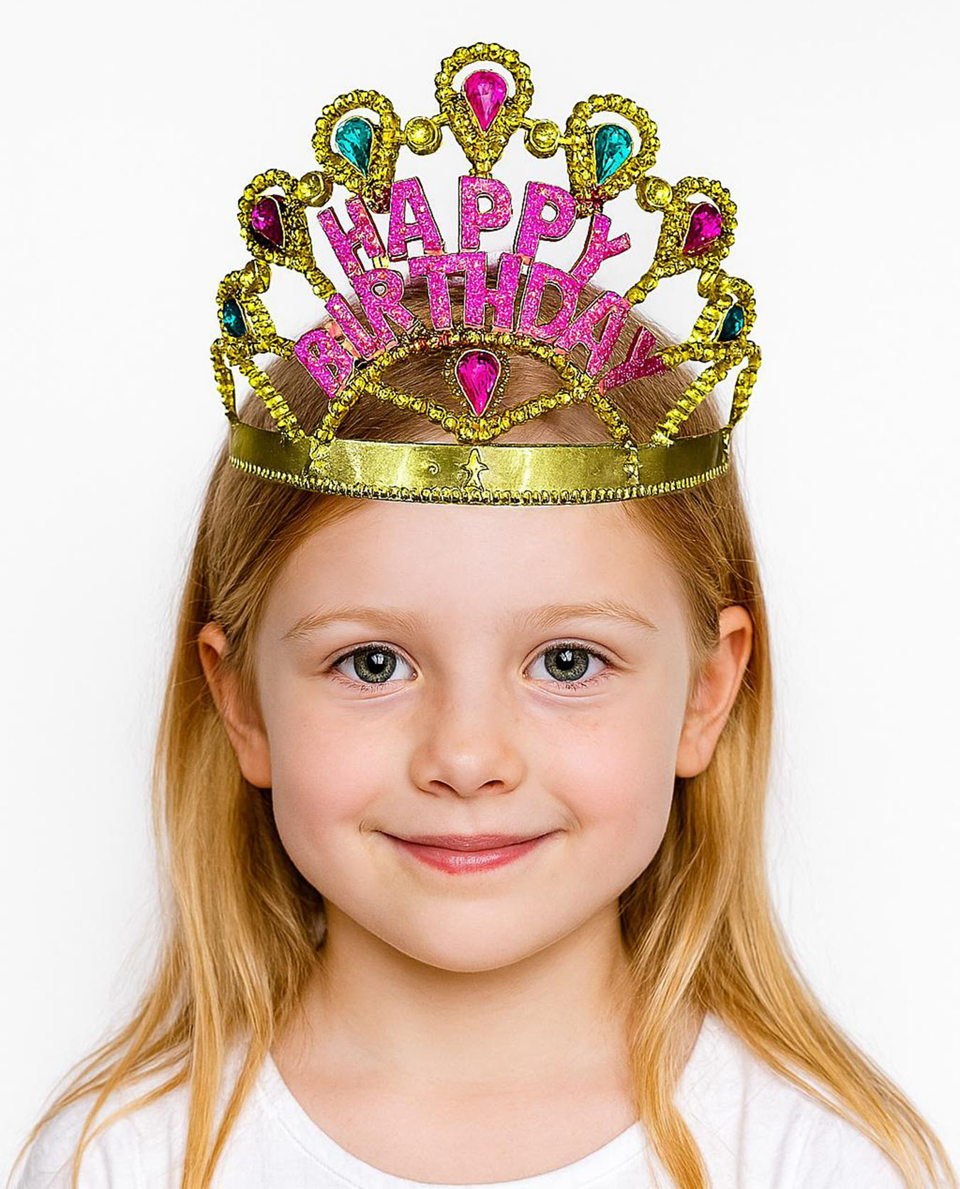 Altın Renk Happy Birthday Yazılı Doğum Günü Tacı 60 cm Altın Renk Happy Birthday Yazılı Doğum Günü Tacı 60 cm