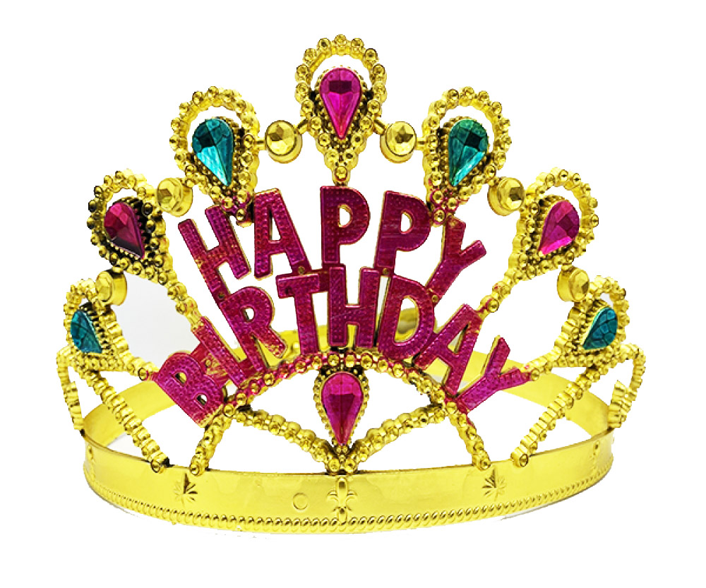 Altın Renk Happy Birthday Yazılı Doğum Günü Tacı 60 cm Altın Renk Happy Birthday Yazılı Doğum Günü Tacı 60 cm