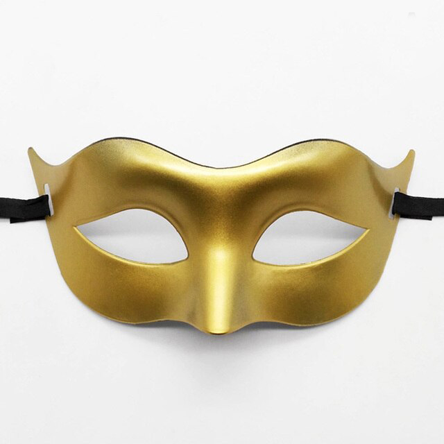 Altın Renk Masquerade Kostüm Partisi Venedik Balo Maskesi (CLZ)