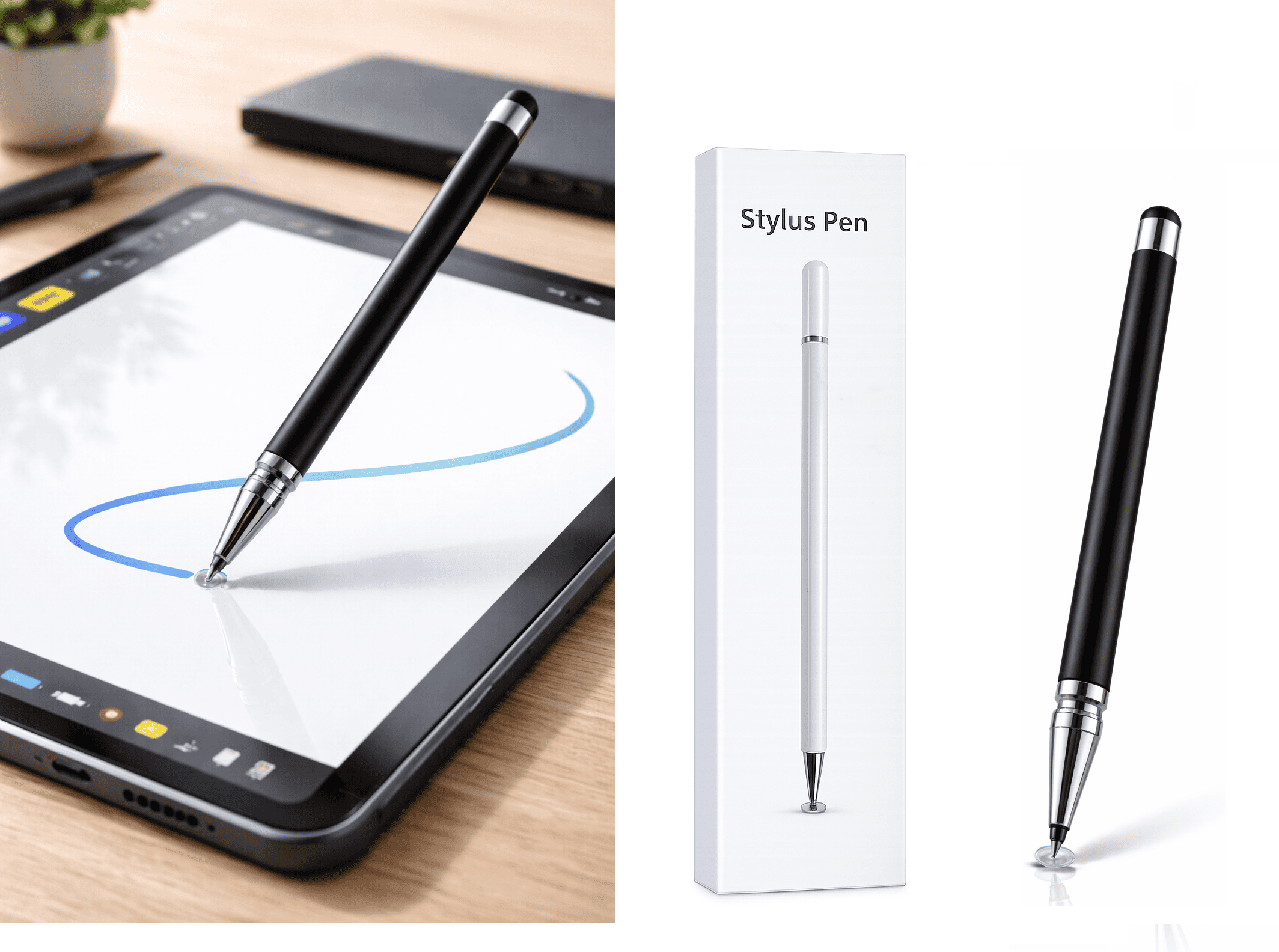Blackview Tab 12 LTE Uyumlu Dokunmatik Stylus Kalem Disk Uçlu Hassas Tablet Telefon Çizim Kalemi