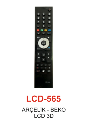 CLZ174 Arçelik - Beko 3D LCD Tv Kumandası - LCD 565