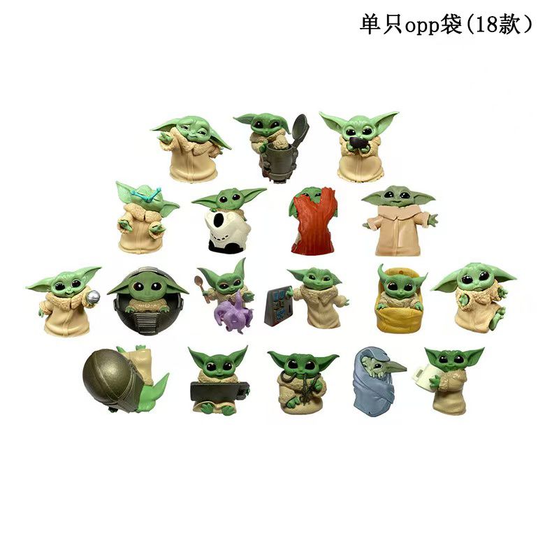 Baby Yoda 18li Figür Set 779G Baby Yoda 18li Figür Set 779G