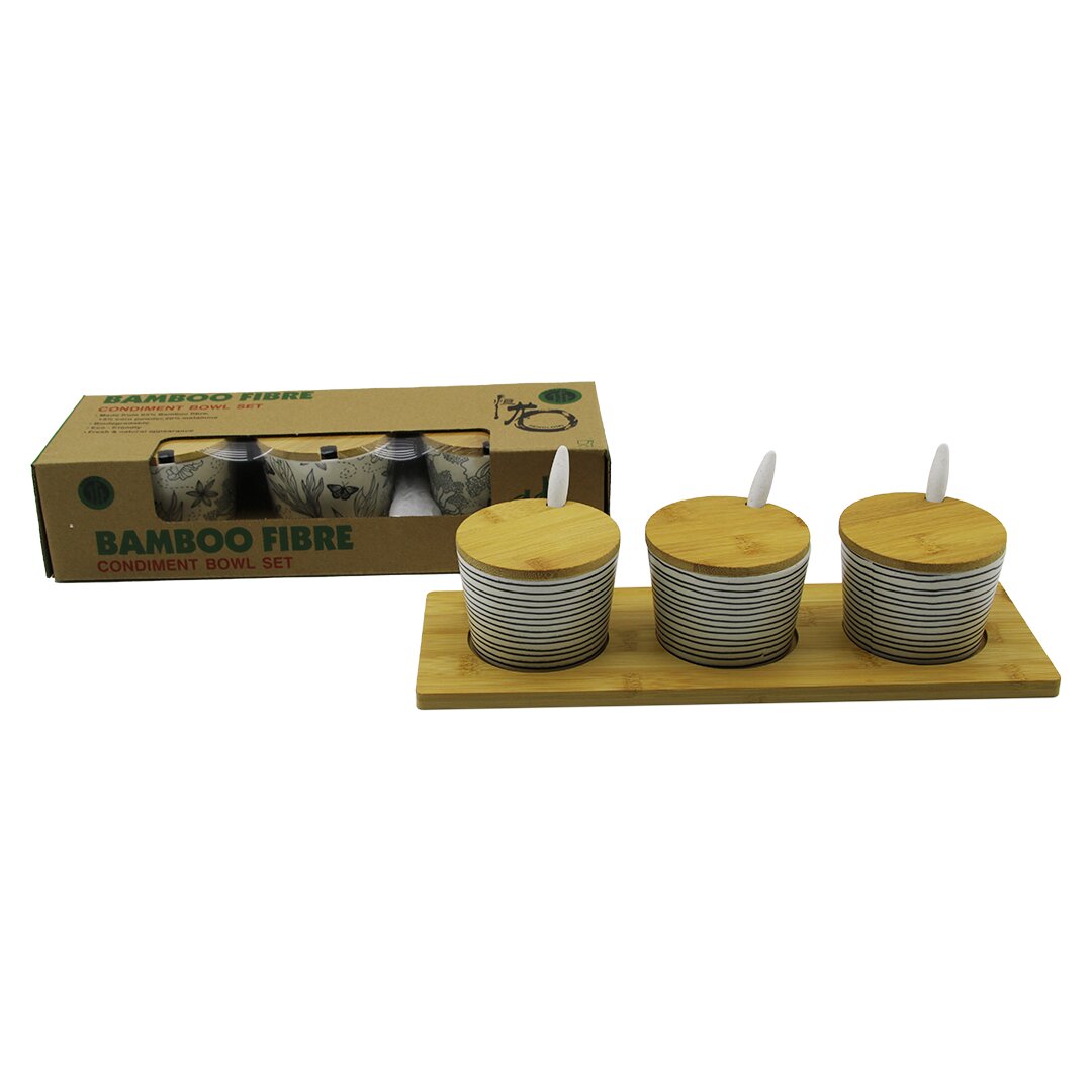 3PCS BAMBU KAPAK ALTLIK FİBER MELAMİN BAHARATLIK TAKIM 3PCS BAMBU KAPAK ALTLIK FİBER MELAMİN BAHARATLIK TAKIM