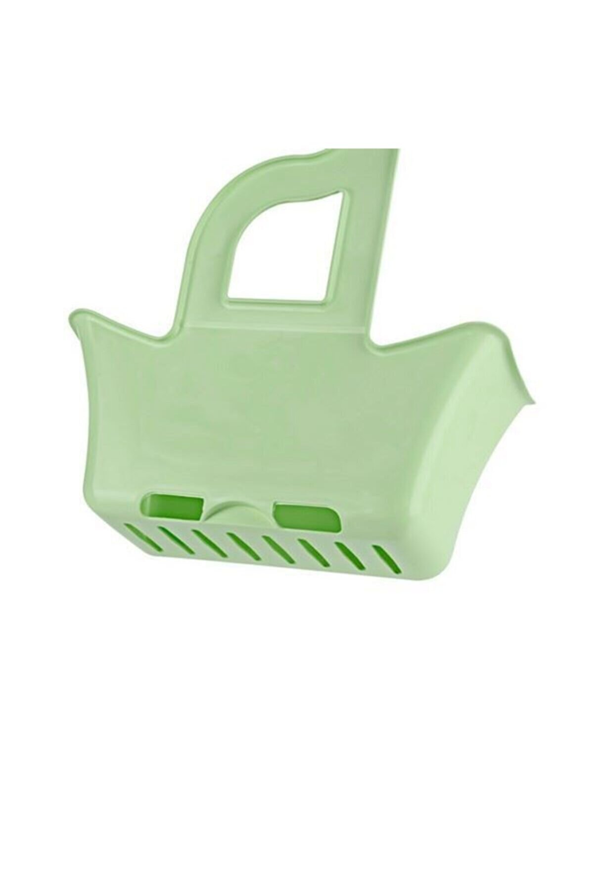 CLZ174 Banyo Sepeti Delikli Sepet Çok Amaçlı Sabun Şampuan Tutucu Raf - Yeşil