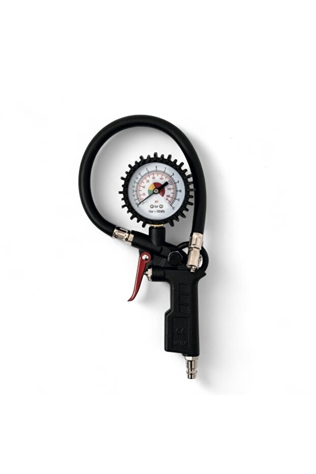 Basınç Göstergeli Saatli Lastik Şişirme Tabancası