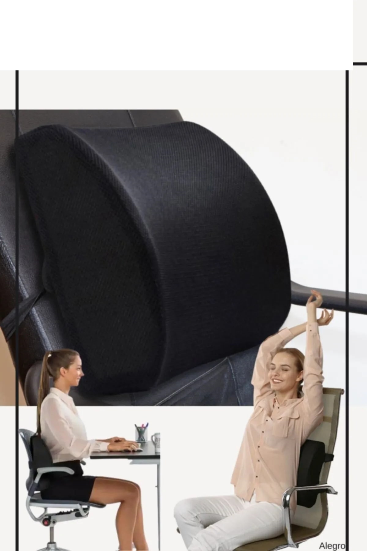 CLZ174 Bel Yastığı Ofis Sandalye Araç Koltuk Bel Destek Yastığı Sırt Minderi