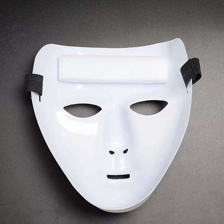 Beyaz Renk Hip Hop Anonim Jabbawockeez Maskesi 18X15 cm (CLZ)