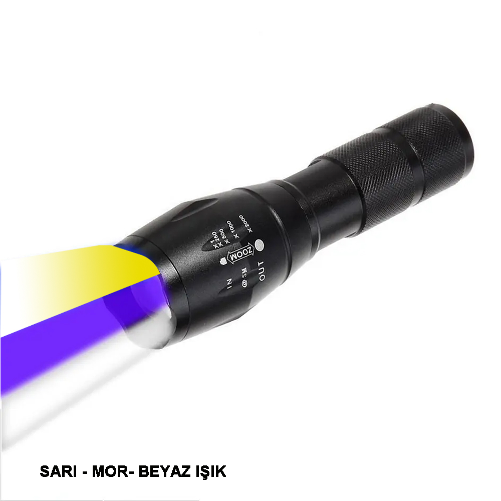 Beyaz Sarı Ve Mor Renk Aydınlatma Q5 Led Wt-610 Beyaz Sarı Ve Mor Renk Aydınlatma Q5 Led Wt-610
