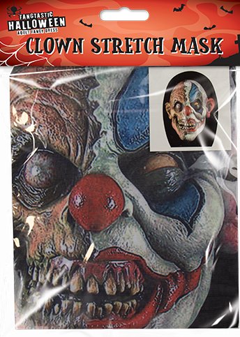 Kafaya Tam Geçmeli Bez Joker Maskesi - Streç Korku Maskesi - 3D Baskılı Maske Model 1 (CLZ)