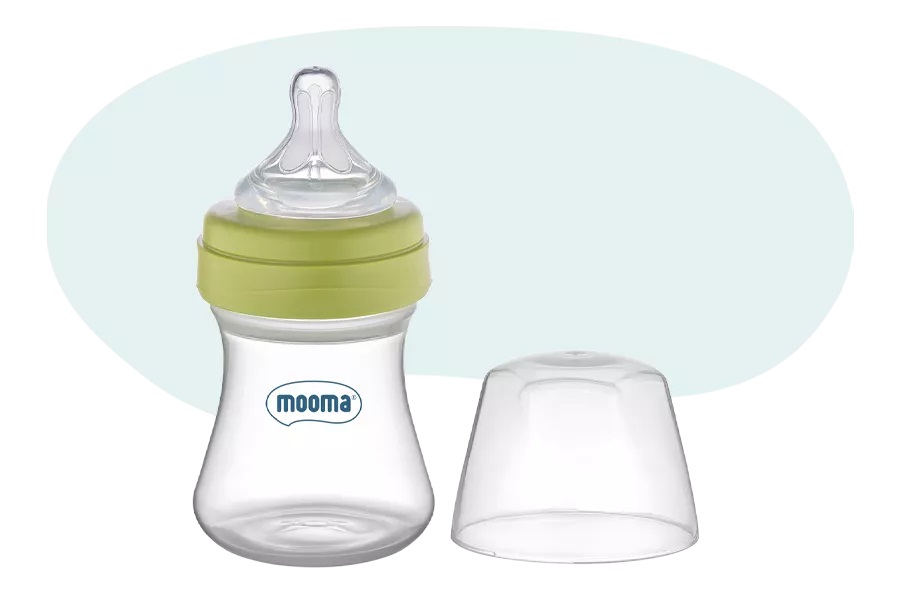 Biberon Anti Kolik Biberon 150 ml Kapaklı Biberon 6 - 18 Ay (Orta Akış)