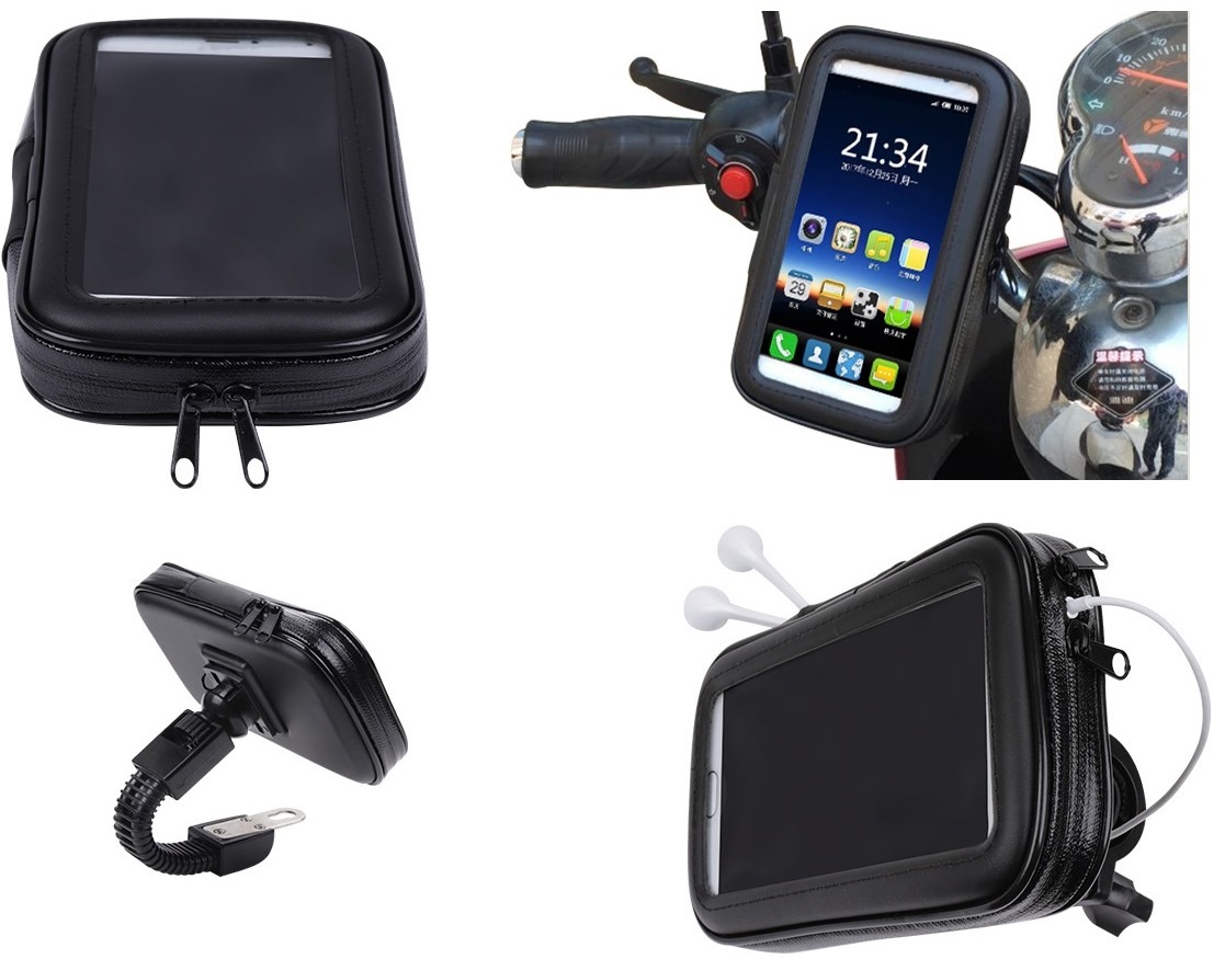 CLZ174 Bisiklet ve Motosiklet Su Geçirmez Telefon Tutucu 6.2"
