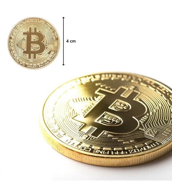 CLZ174 Bitcoin Madeni Hatıra Parası Hediyelik Para