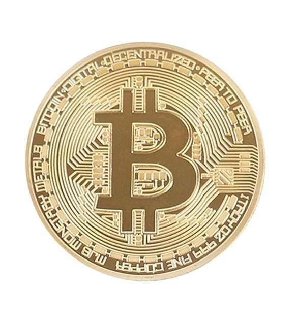 CLZ174 Bitcoin Madeni Hatıra Parası Hediyelik Para