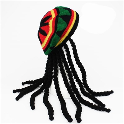 Bob Marley Şapkalı Peruk (CLZ)