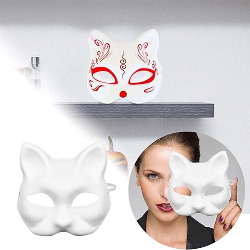 Boyanabilir Kedi Model Maske – Kendi Tasarımını Oluştur Boyanabilir Kedi Model Maske – Kendi Tasarımını Oluştur