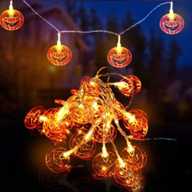 Cadılar Bayramı Halloween Balkabağı Temalı Led Işık 2 Metre (CLZ)