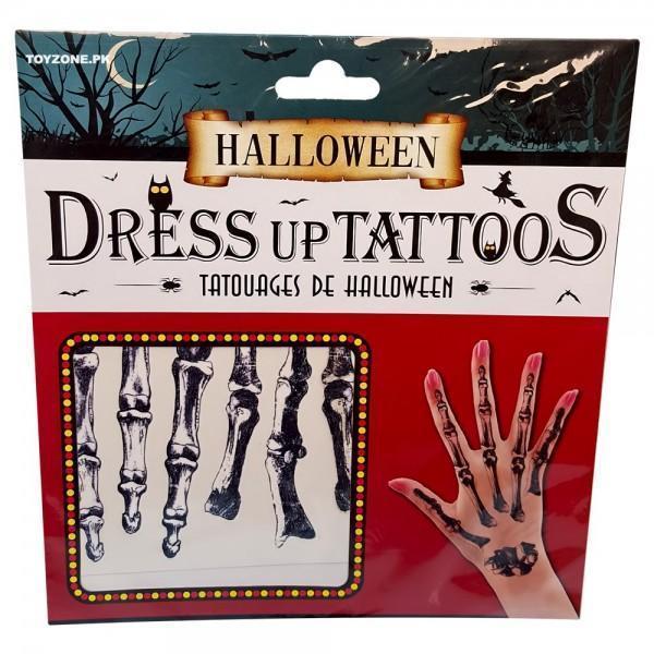 Cadılar Bayramı Halloween Dövme Tattoos 12li Karışık Model (CLZ)