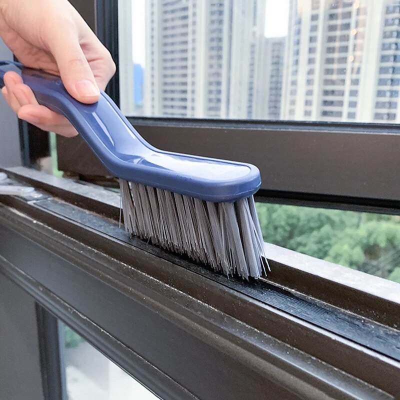CLZ174 Cımbızlı Fırça Çok Amaçlı  Kademeli Kesim Uçlu Banyo Klozet Kenarı Pencere Temizleme Aparatı