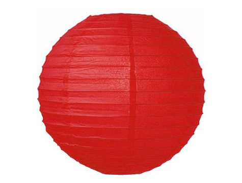 CLZ174 Dekoratif Çin Feneri – Kağıt Lamba - Kırmızı - DEV BOY