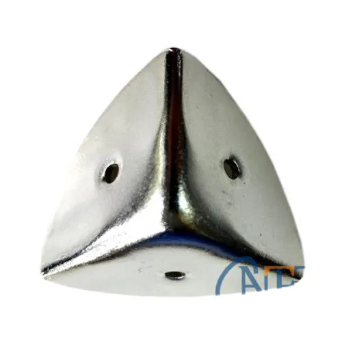 Dekoratif, Kutu, Sandık Köşesi - 45x28 mm, Büyük, Nikel, 100 Adet Dekoratif, Kutu, Sandık Köşesi - 45x28 mm, Büyük, Nikel, 100 Adet