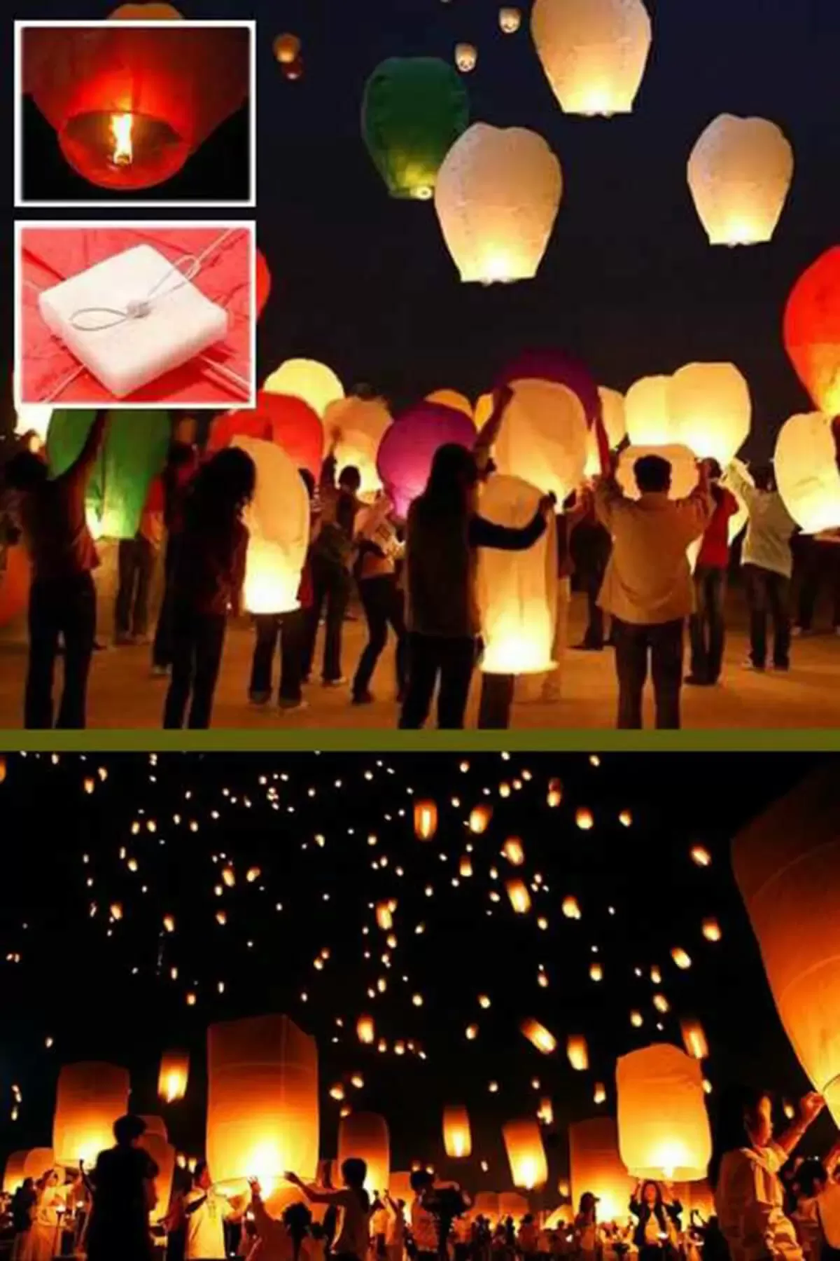Dilek Feneri Gece Gökyüzü Dilek Balonu Dilek Feneri Gece Gökyüzü Dilek Balonu