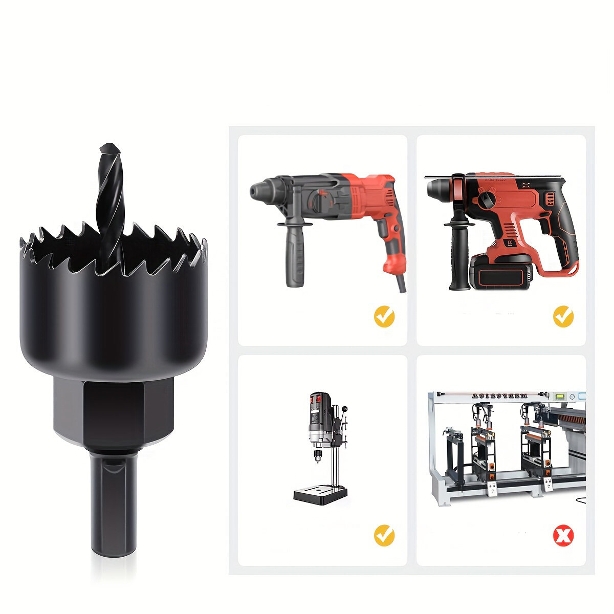 11İN1 BUAT AÇMA PANÇ SETİ METAL AHŞAP PVC ALÇIPAN PLS. 19-22-29-32-38-44-51-64MM