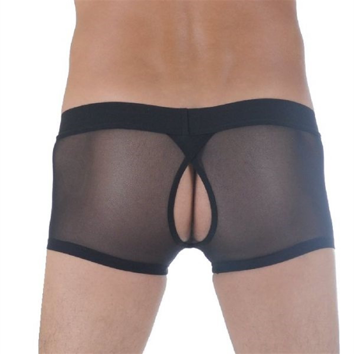 Transparan Arkası Açık Mini Boxer