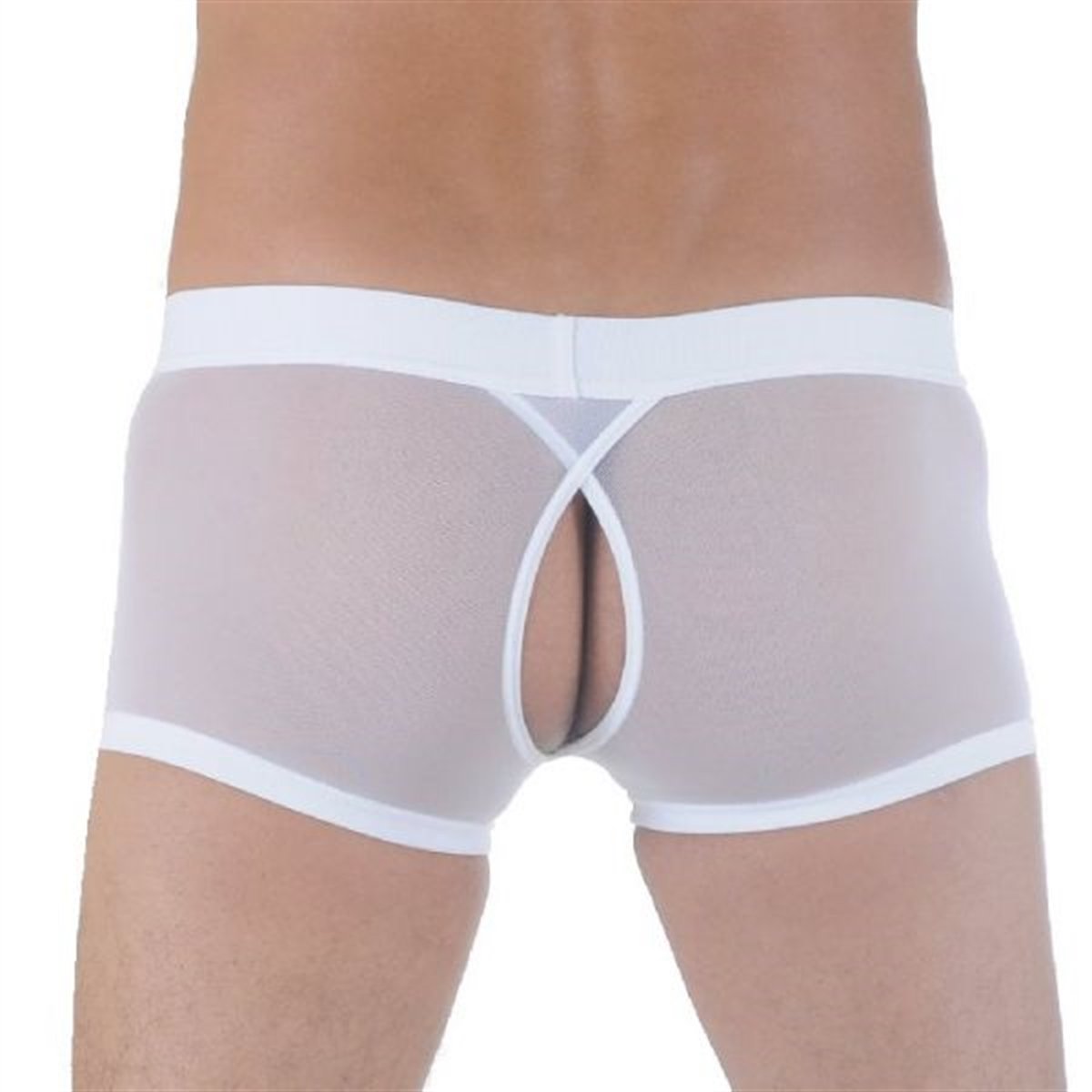 Transparan Arkası Açık Mini Boxer