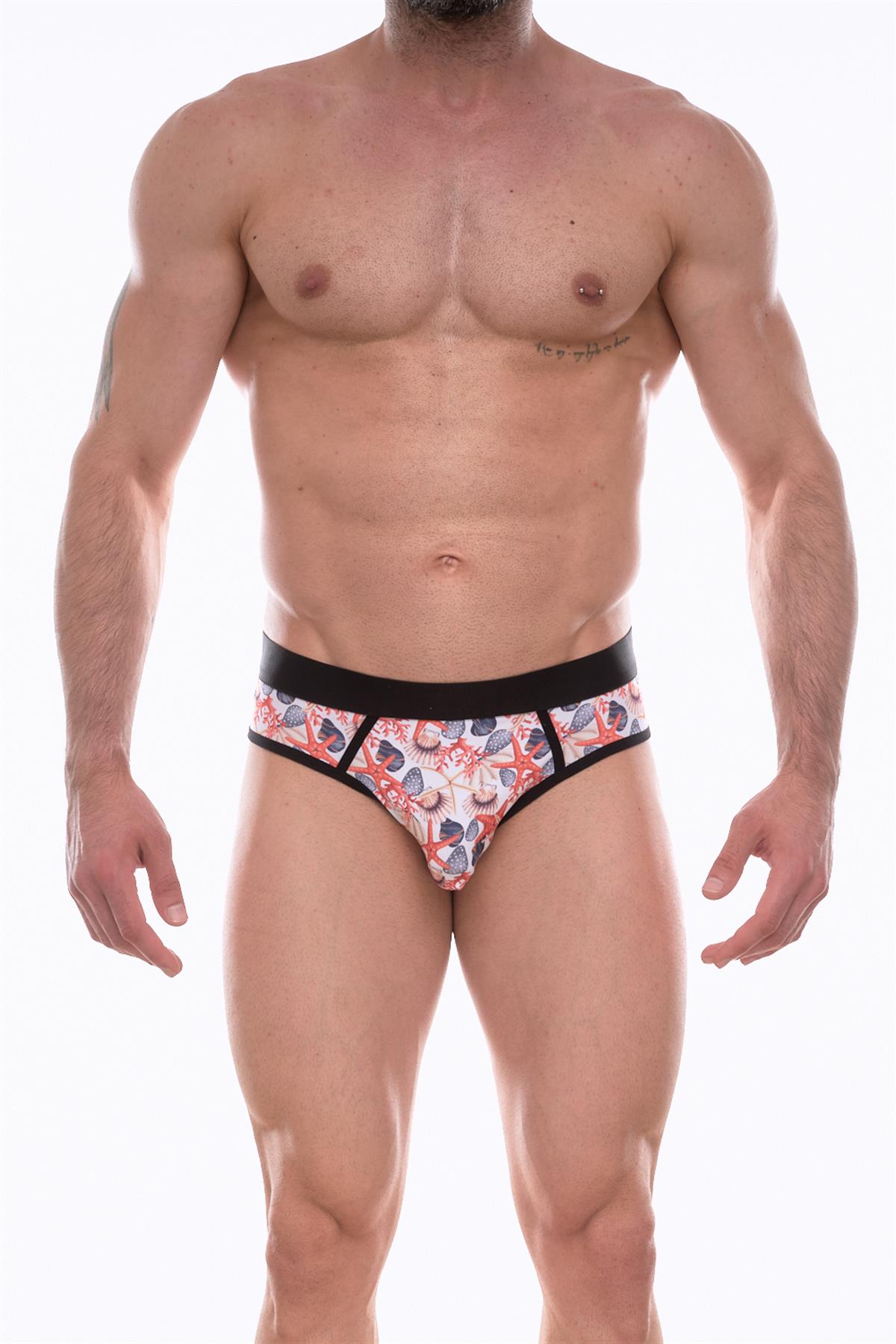 Erkek Desenli Jockstrap Çamaşır