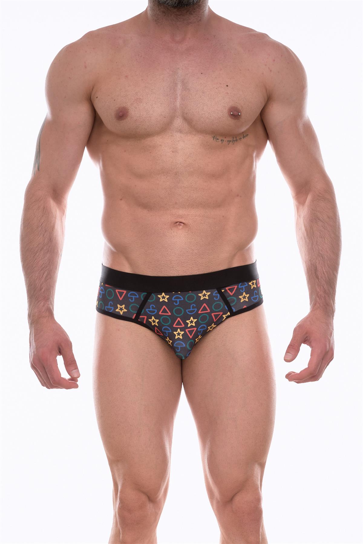 Erkek Desenli Jockstrap Çamaşır