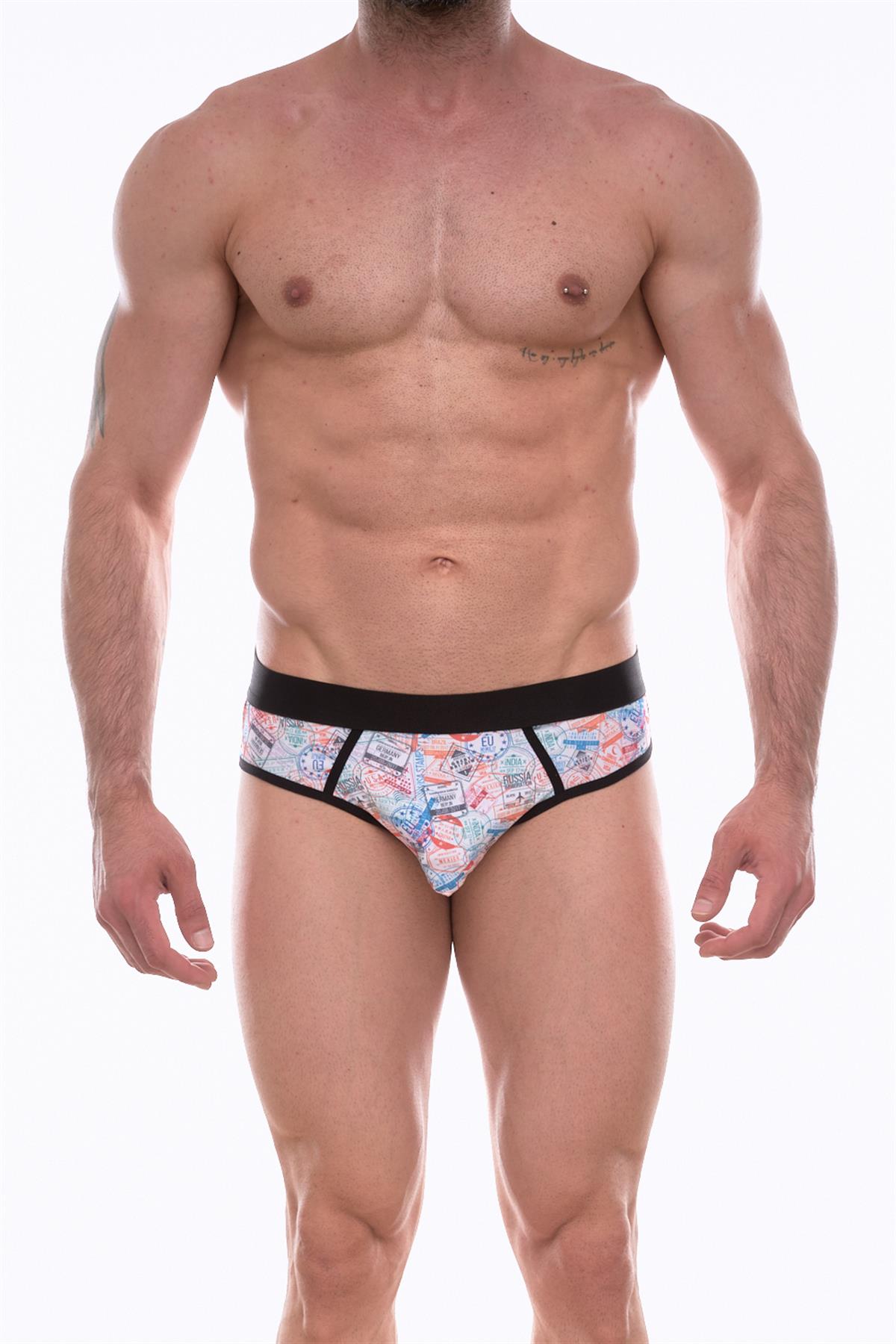 Erkek Desenli Jockstrap Çamaşır
