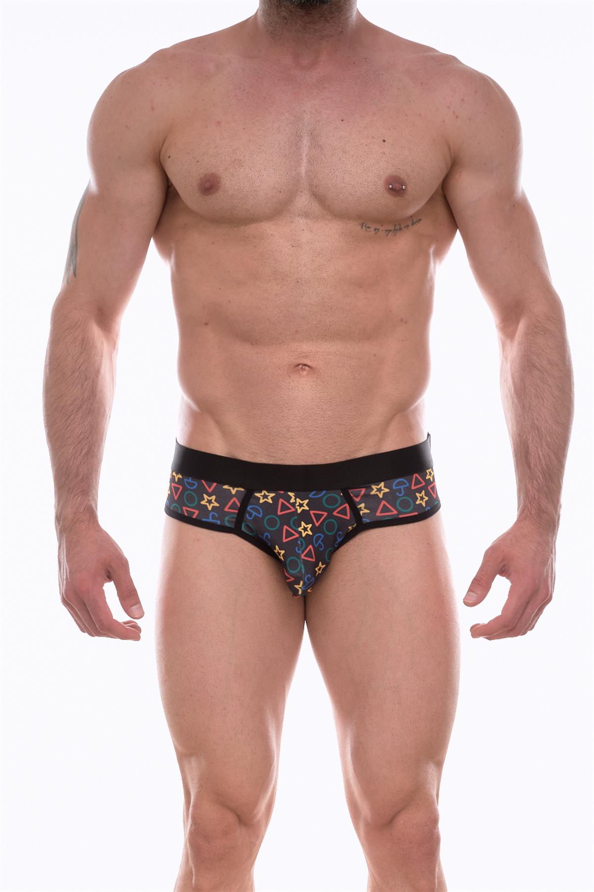 Erkek Desenli Slip