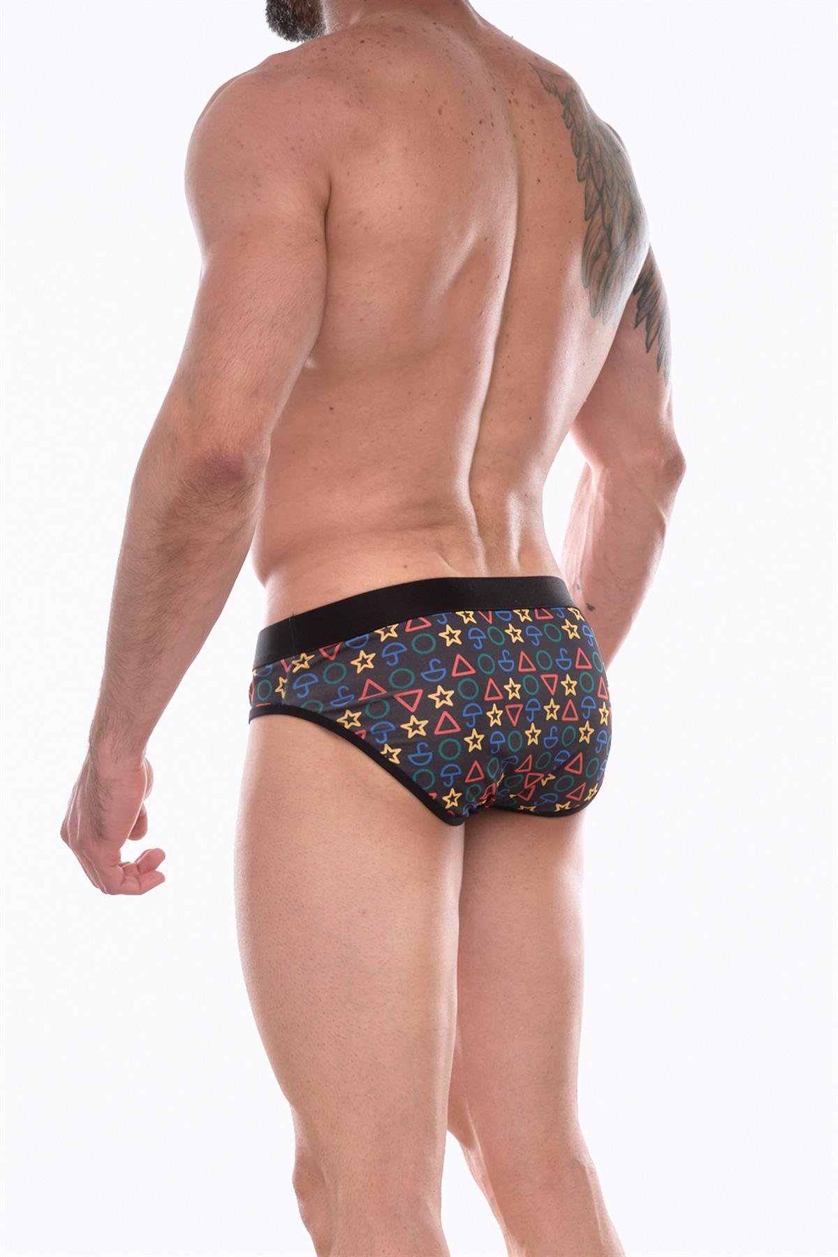 Erkek Desenli Slip