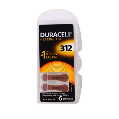 Duracell 312 Numara İşitme Cihazı Pili 6'lı Paket Duracell 312 Numara İşitme Cihazı Pili 6'lı Paket