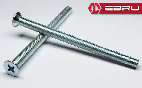 Ebru YHB Göbek Kilit, Barel Vidası M5x100 - 10 Adet