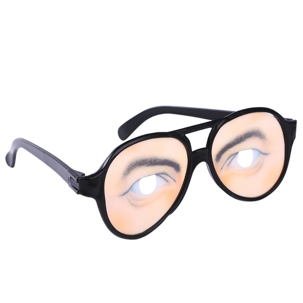 Efsane Şaka Gözlüğü Delikli Şaka Gözlüğü Erkek Model 15x6 cm (CLZ)