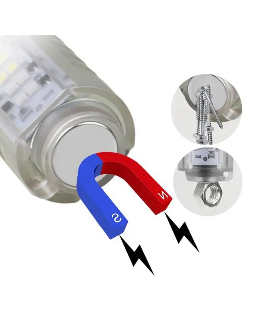 El Feneri 8 Mod Şarjlı Fosforlu Mıknatıslı Led El Feneri El Feneri 8 Mod Şarjlı Fosforlu Mıknatıslı Led El Feneri