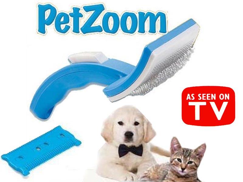 Evcil Hayvan Bakım Tarağı + Tüy Kesici Tarak Pet Zoom (CLZ)