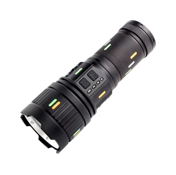 F.B.I Pro F-3001 Alüminyum TG LED Güç Göstergeli Type-C Şarjlı El Feneri 100 W F.B.I Pro F-3001 Alüminyum TG LED Güç Göstergeli Type-C Şarjlı El Feneri 100 W