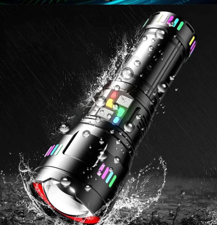 F.B.I Pro F-3002 Alüminyum TG LED Gece Şeritli Type-C Şarjlı El Feneri