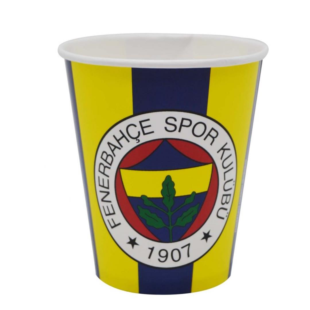 Fenerbahçe Temalı Karton Bardak 8 Adet (CLZ)