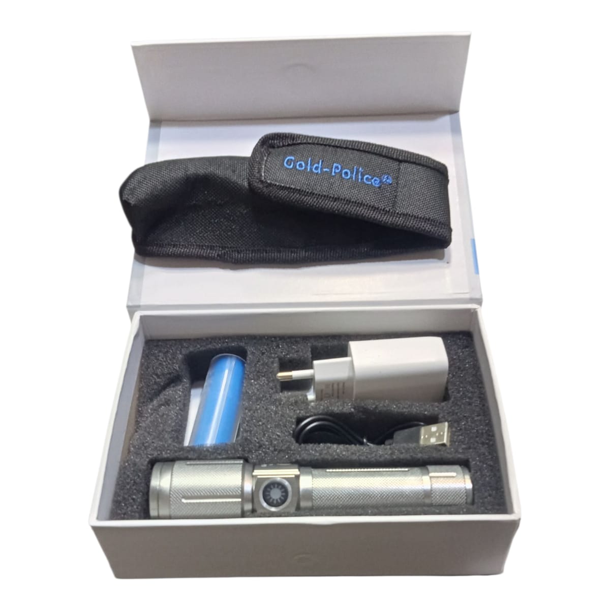 Gold Police GP-215 Pro Şarjlı El Feneri PM10 Led Mıklatıslı Gold Police GP-215 Pro Şarjlı El Feneri PM10 Led Mıklatıslı