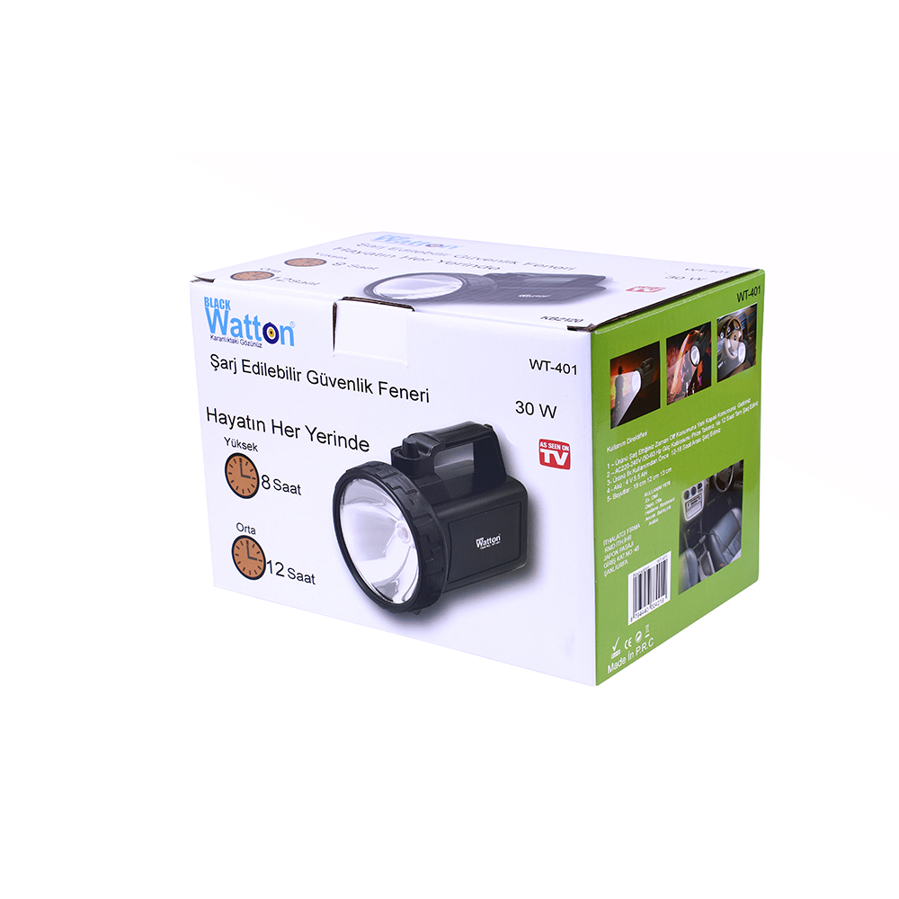 Güvenlik Feneri 30 W Kuvvetinde Wt-401 Güvenlik Feneri 30 W Kuvvetinde Wt-401